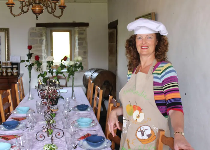 לינה וארוחת בוקר La Ferme Manoir Saint Barthelemy