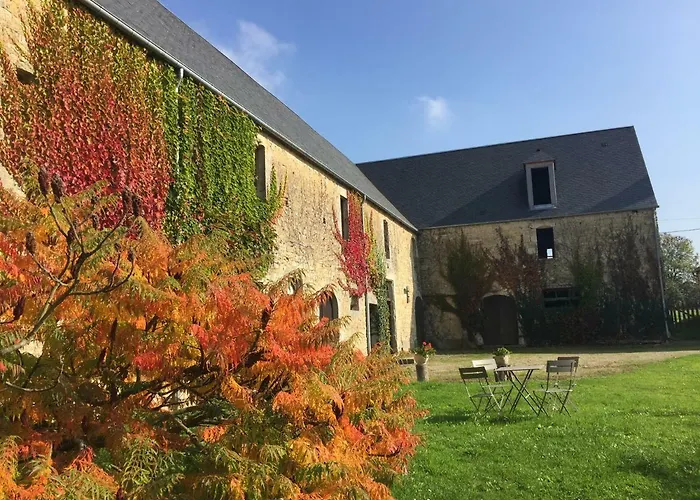 לינה וארוחת בוקר La Ferme Manoir Saint Barthelemy Juaye-Mondaye